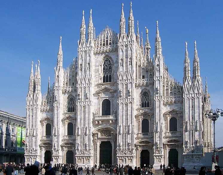 Италия. Миланский собор