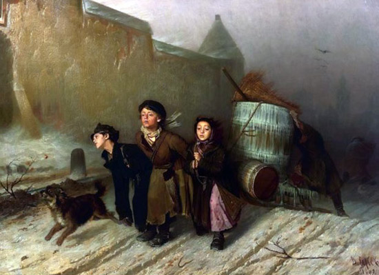 17659 Художник Василий Перов, картина Тройка