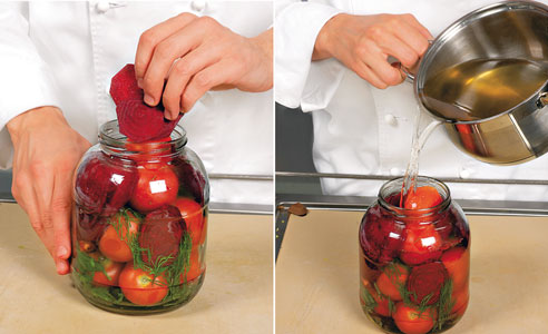 Консервируем томаты: помидоры маринованные классические, со свеклой, фаршированные, вяленые и в желе