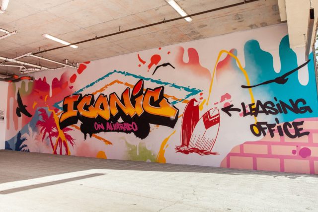 Для любителей поярче - декор стен с помощью граффити 